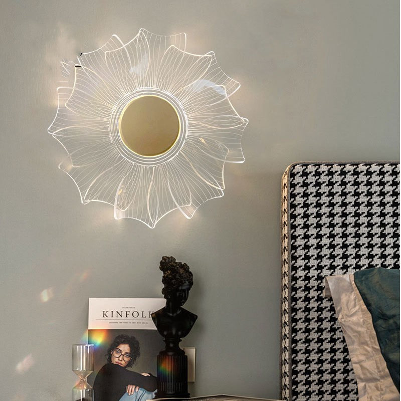Modern Petal Acrylic LED Wall Light
