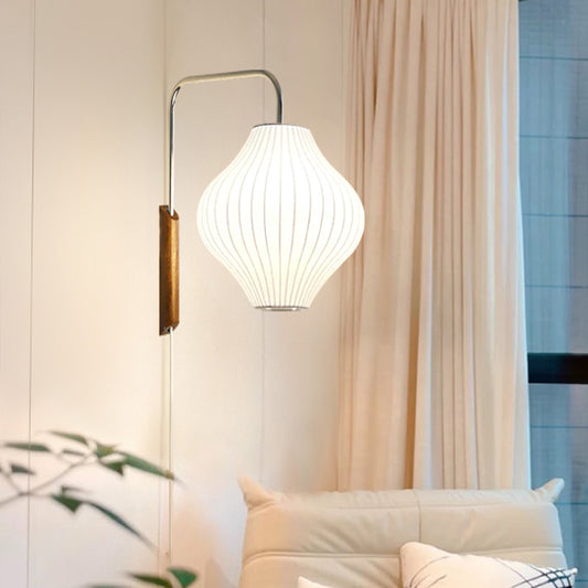Creative Drawstring Wabi Sabi Style Japanese Bedside Reading Light / Ball Style / US