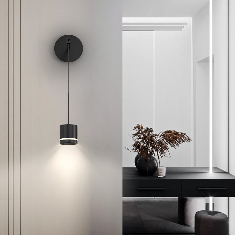 Dining Room Chandelier Modern Simple Personality Art Bedroom Bedside Chandelier / Black / Single head / neutral light
