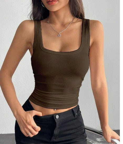 Elara Ribbed Racerback Tank