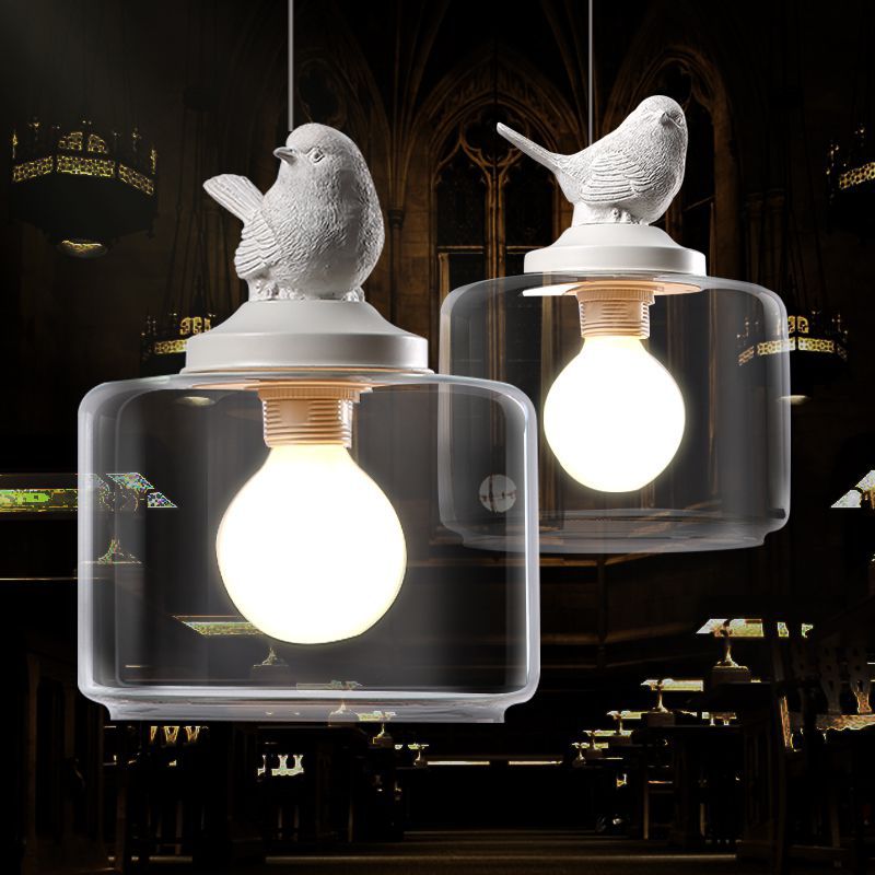 Light Luxury Dining-room Lamp Creative Bar Counter Entrance Stairs Creative Designer Bird Light / Warm Light / Bird Single Head