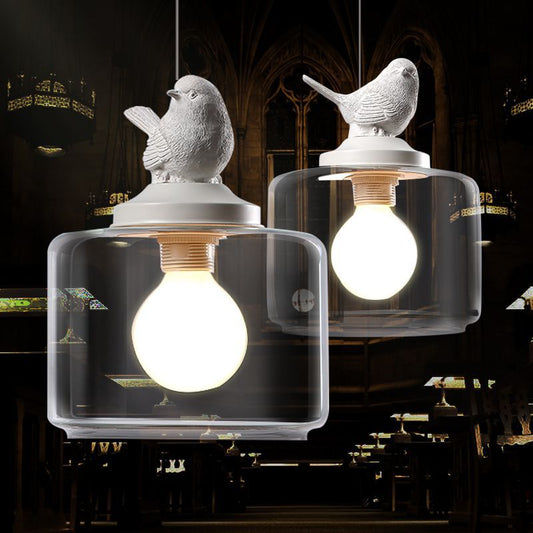 Light Luxury Dining-room Lamp Creative Bar Counter Entrance Stairs Creative Designer Bird Light / Warm Light / Bird Single Head