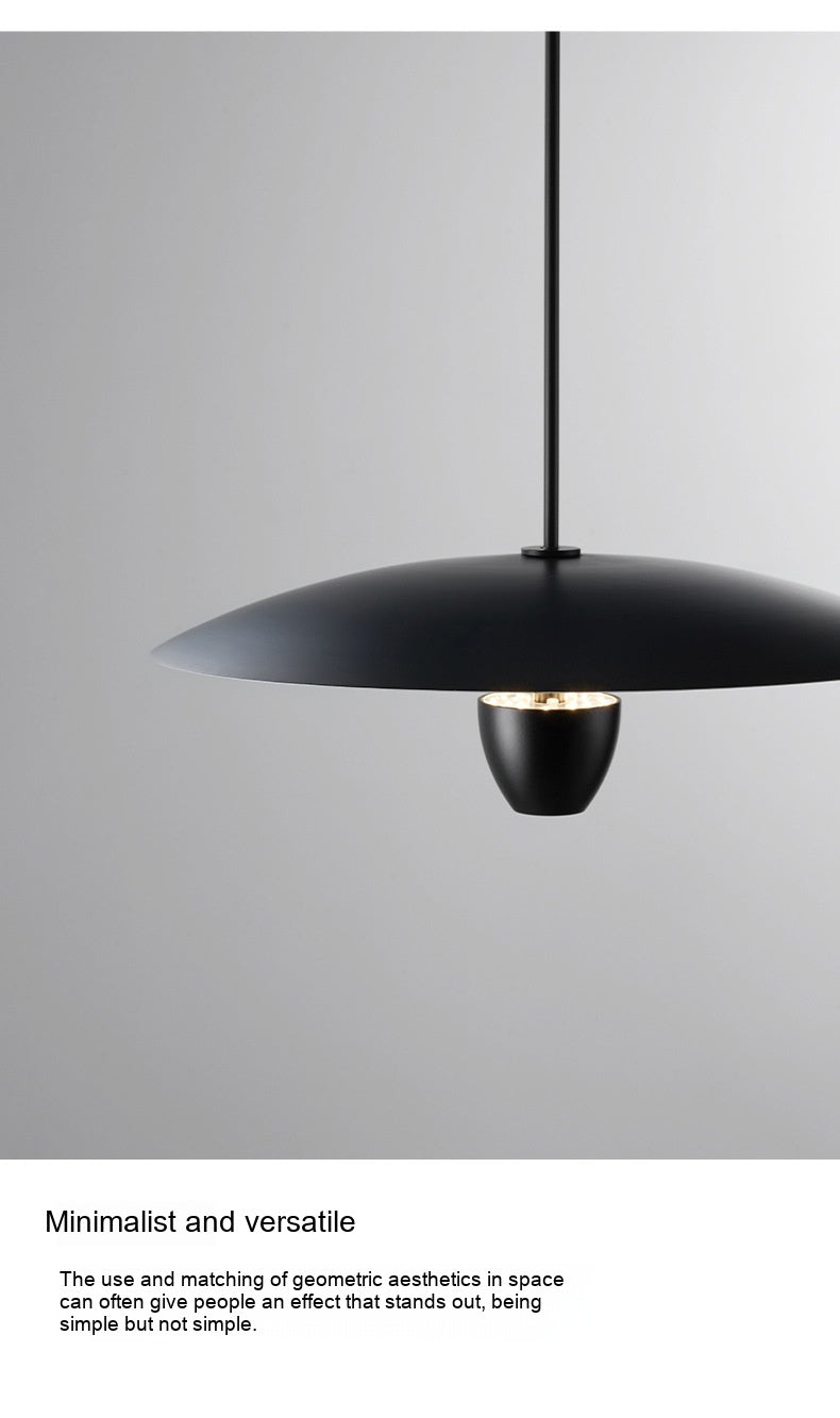 Black Nordic Minimalist Warm Pendant Light