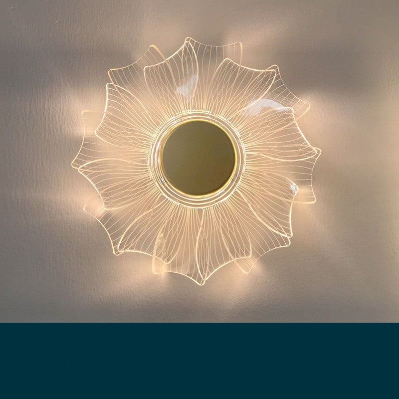 Modern Petal Acrylic LED Wall Light